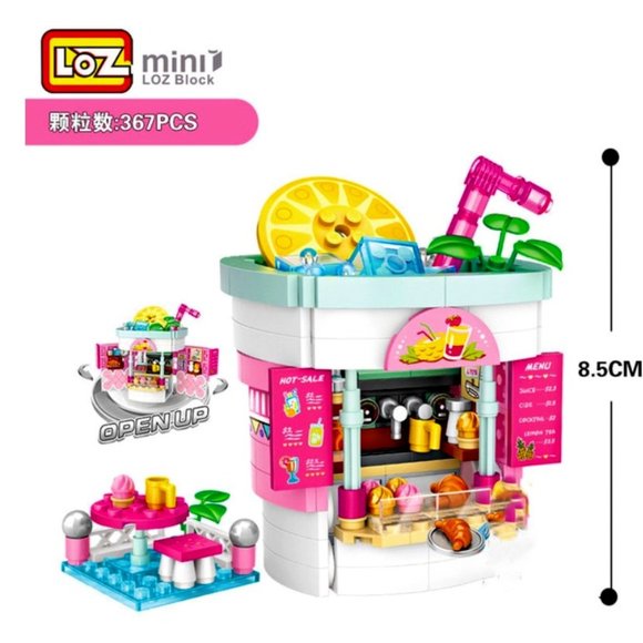 LOZ MINI Blocks - Kids Building Toys DIY Bricks - Lemonade Stand - Picture 1 of 3